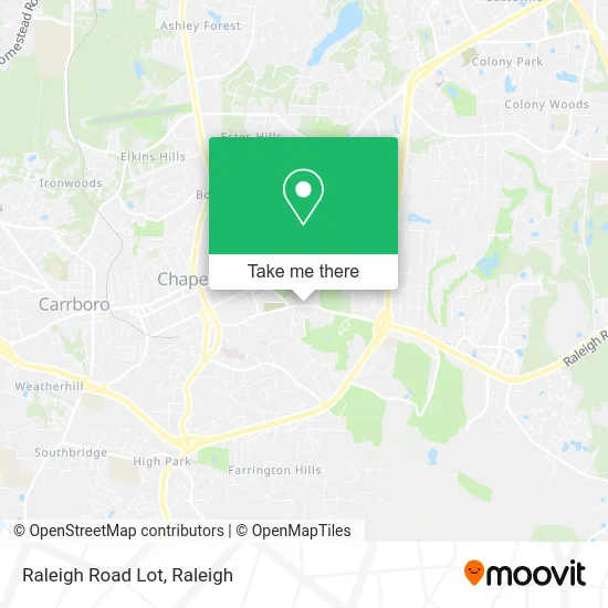 Raleigh Road Lot map