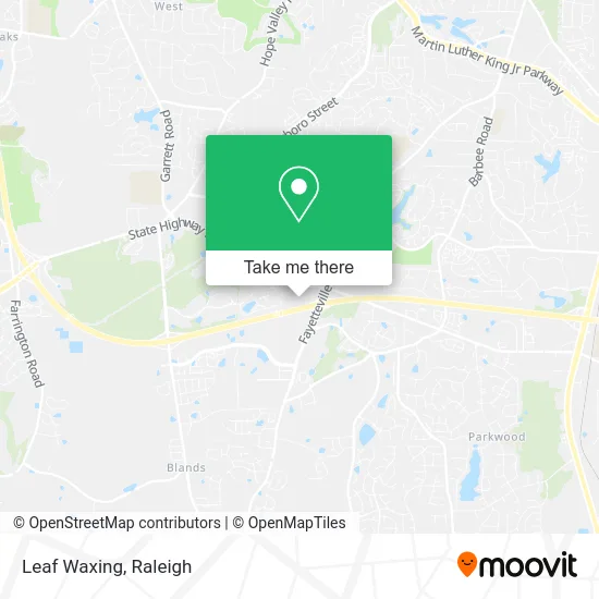 Leaf Waxing map