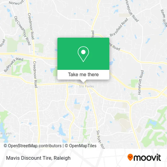 Mavis Discount Tire map