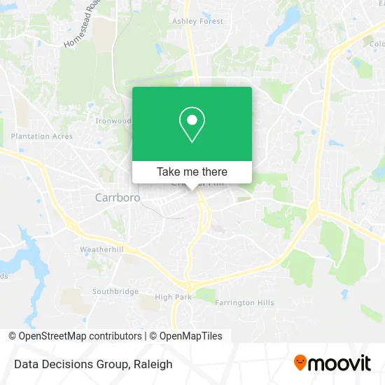 Mapa de Data Decisions Group