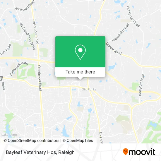 Bayleaf Veterinary Hos map