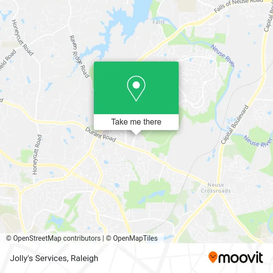 Jolly's Services map