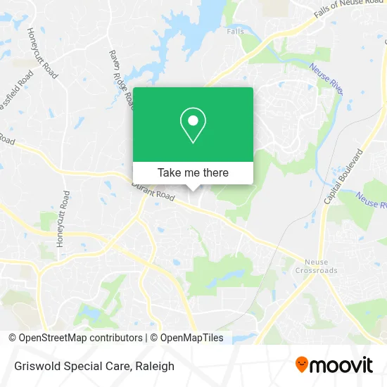 Griswold Special Care map