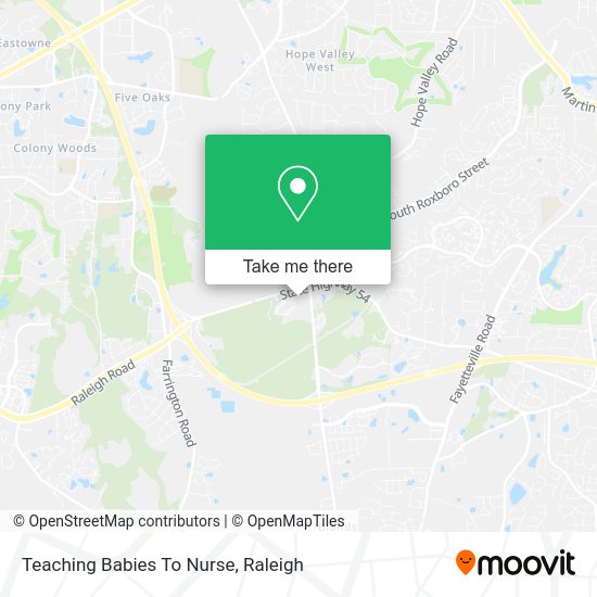 Mapa de Teaching Babies To Nurse