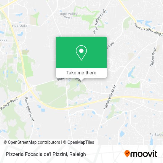 Pizzeria Focacia de'l Pizzini map