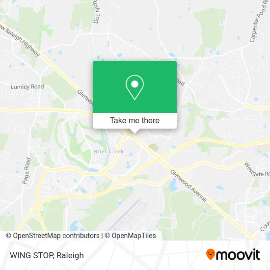 WING STOP map