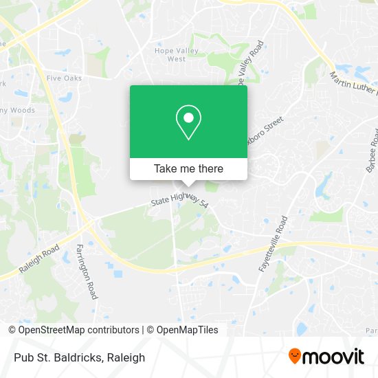 Mapa de Pub St. Baldricks