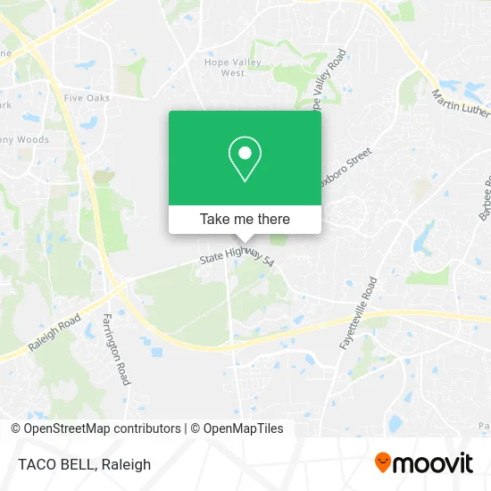 TACO BELL map