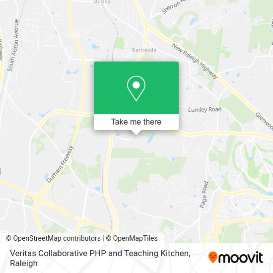 Mapa de Veritas Collaborative PHP and Teaching Kitchen