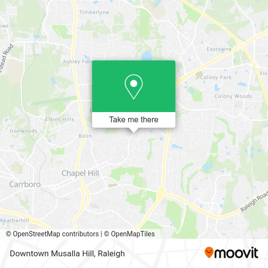 Downtown Musalla Hill map