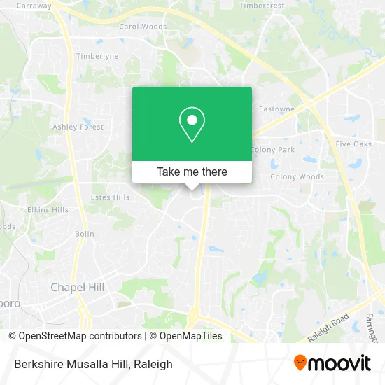 Mapa de Berkshire Musalla Hill