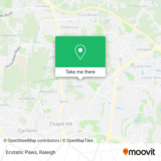 Ecstatic Paws map