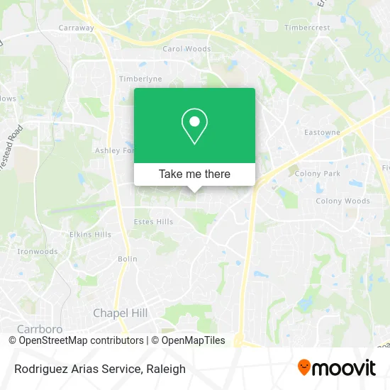 Rodriguez Arias Service map