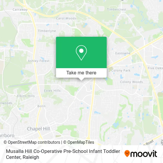 Mapa de Musalla Hill Co-Operative Pre-School Infant Toddler Center