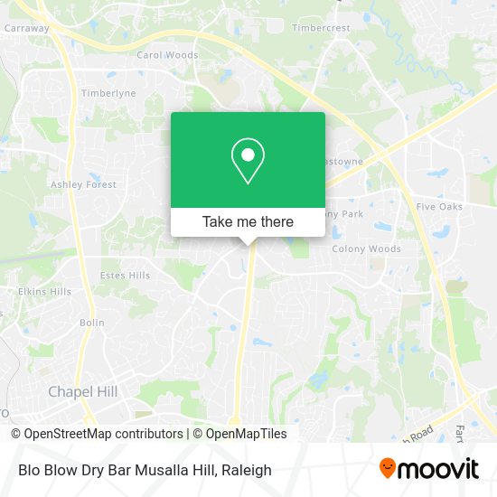 Blo Blow Dry Bar Musalla Hill map