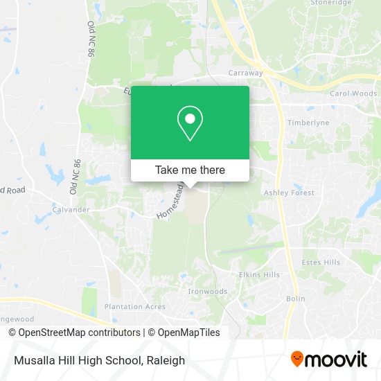 Mapa de Musalla Hill High School