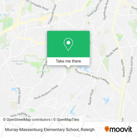 Murray-Massenburg Elementary School map