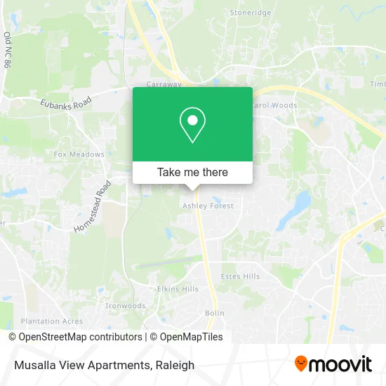 Musalla View Apartments map