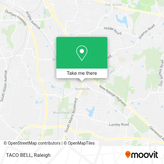 Mapa de TACO BELL