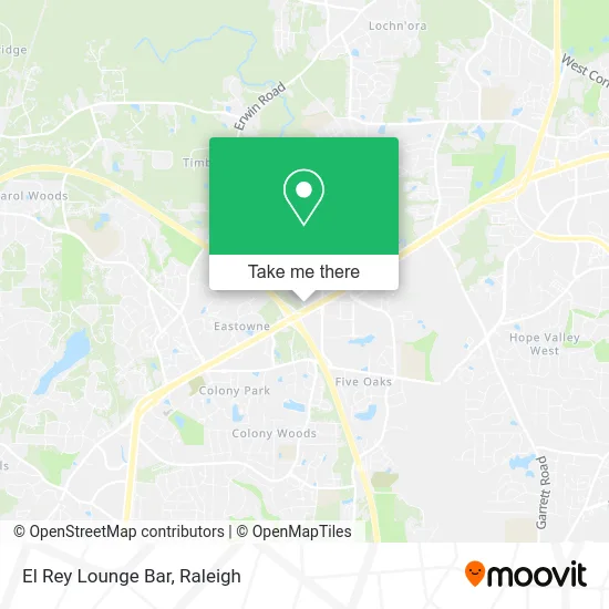 El Rey Lounge Bar map