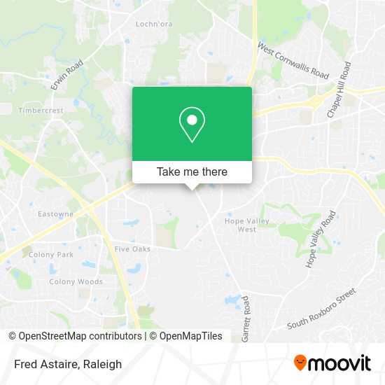 Mapa de Fred Astaire