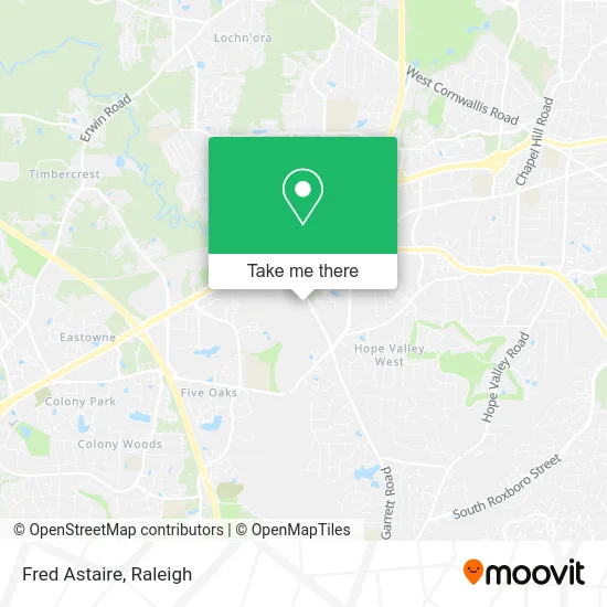Mapa de Fred Astaire