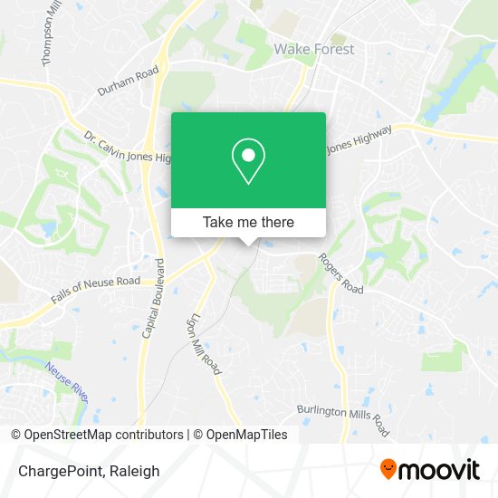 Mapa de ChargePoint