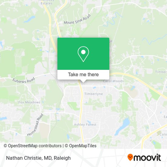 Mapa de Nathan Christie, MD