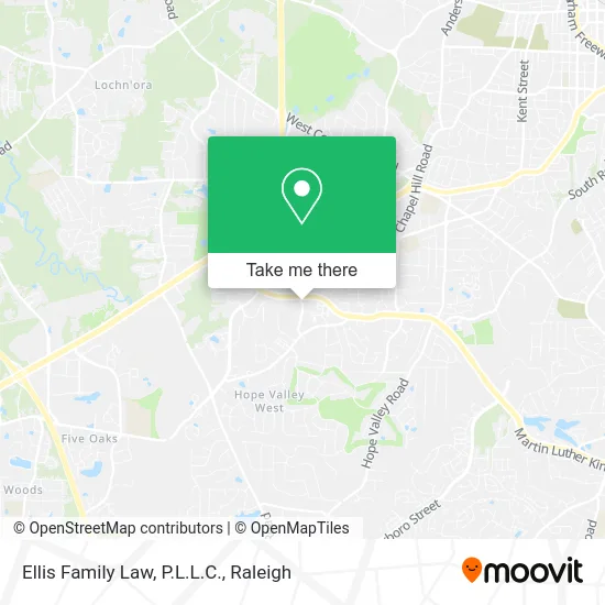 Mapa de Ellis Family Law, P.L.L.C.