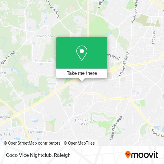 Mapa de Coco Vice Nightclub