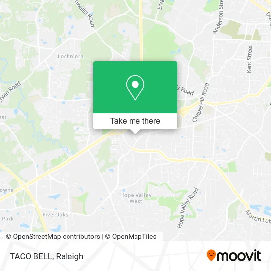 TACO BELL map