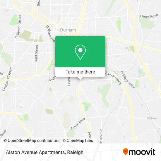 Alston Avenue Apartments map