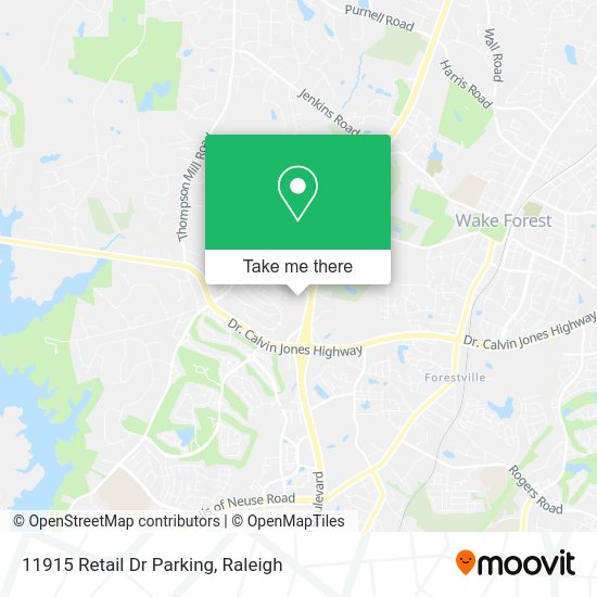 11915 Retail Dr Parking map