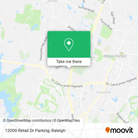 12000 Retail Dr Parking map