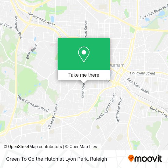 Green To Go the Hutch at Lyon Park map