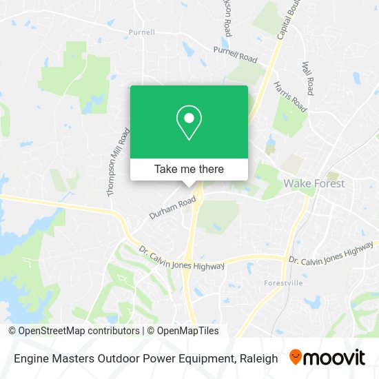 Engine Masters Outdoor Power Equipment map