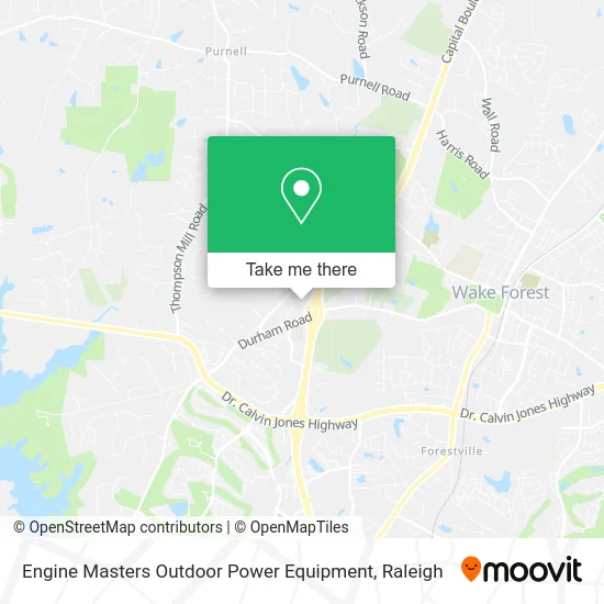 Engine Masters Outdoor Power Equipment map