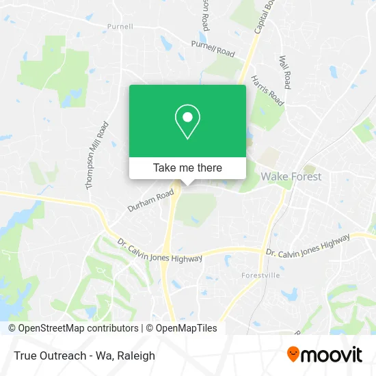 True Outreach - Wa map