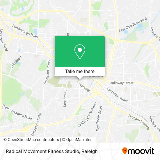 Radical Movement Fitness Studio map