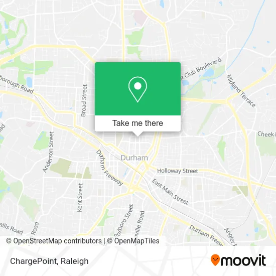 ChargePoint map
