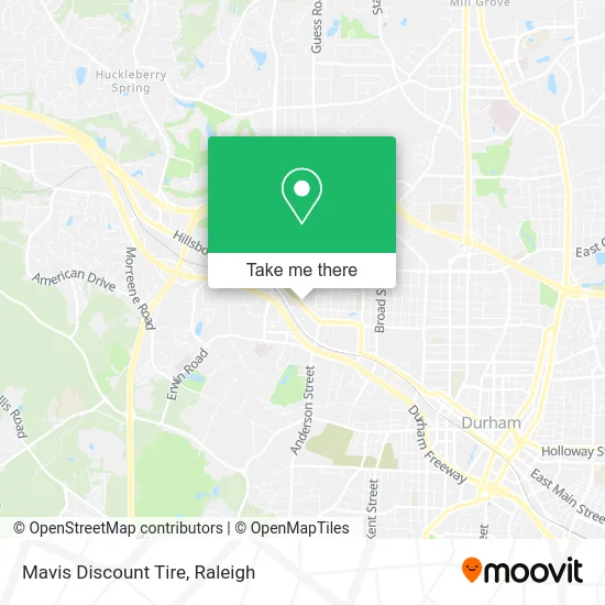 Mavis Discount Tire map