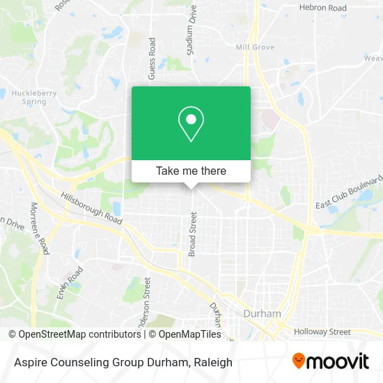 Aspire Counseling Group Durham map