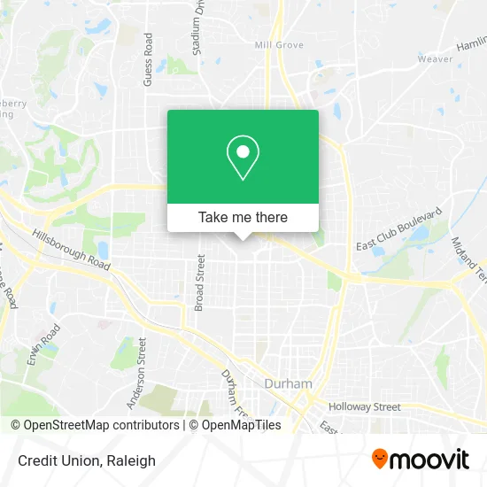 Credit Union map