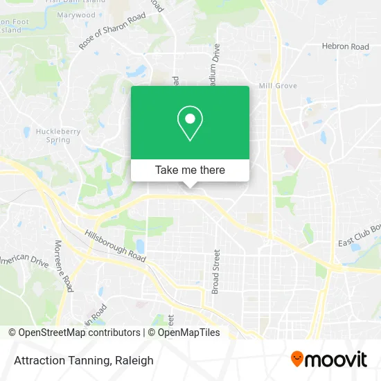 Attraction Tanning map