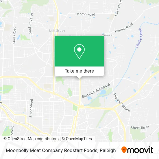 Moonbelly Meat Company Redstart Foods map