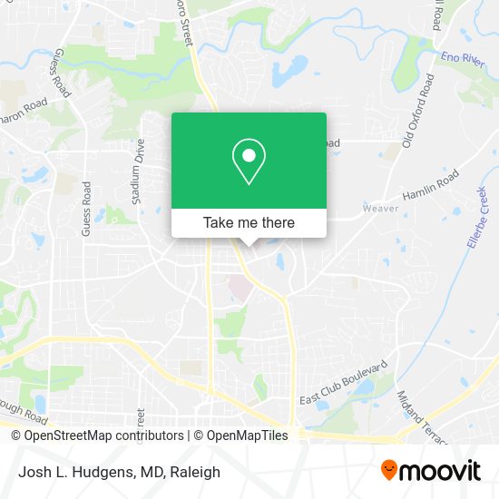 Mapa de Josh L. Hudgens, MD
