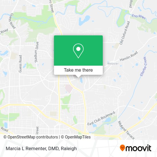 Marcia L Rementer, DMD map