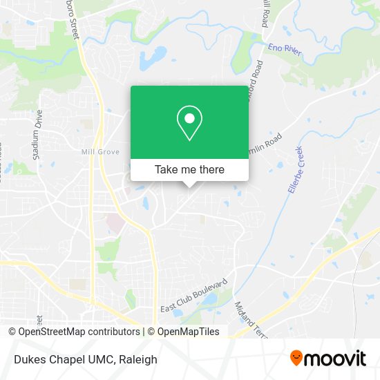 Mapa de Dukes Chapel UMC