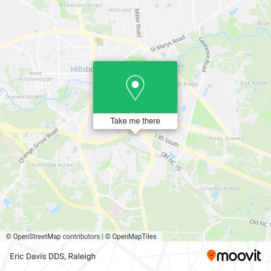 Eric Davis DDS map