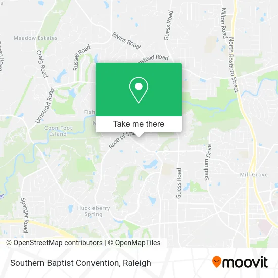 Southern Baptist Convention map
